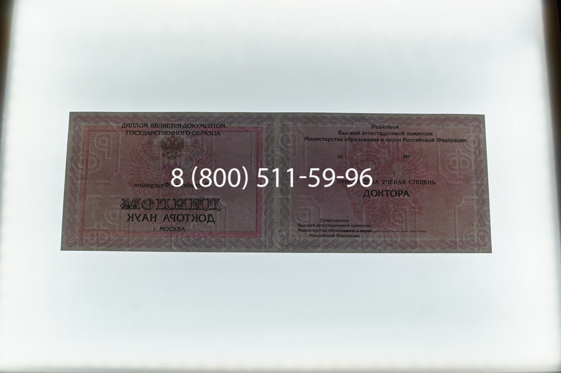 Заказать Диплом доктора наук 2007 в Копейске