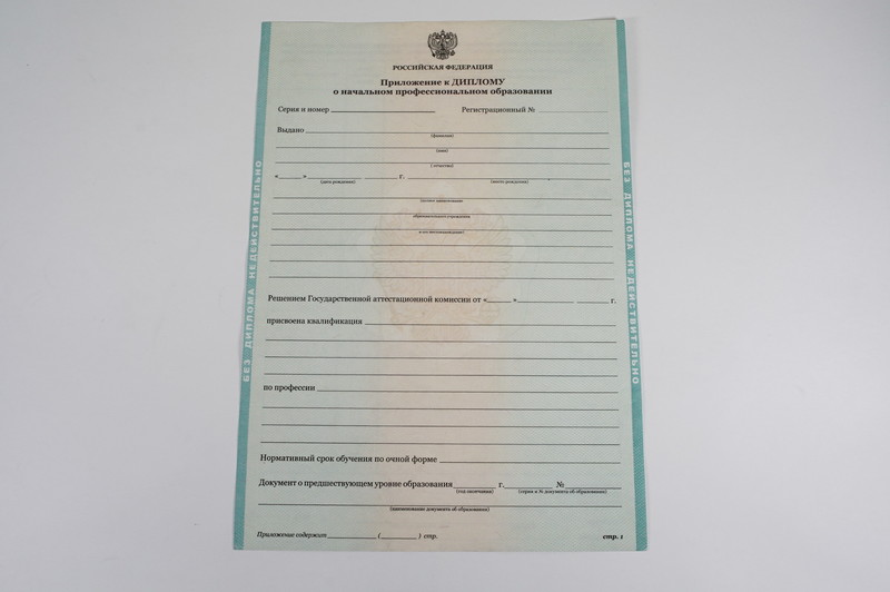 Диплом о начальном образовании  2010-2024 годов в Копейске